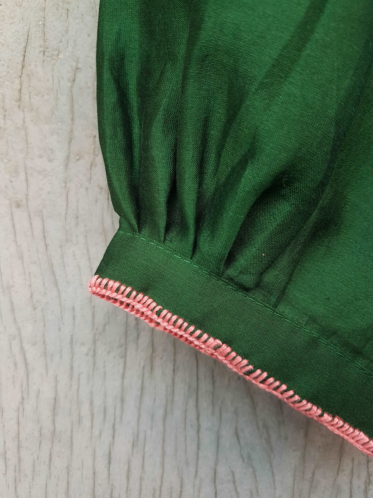 Bird-motif Applique & Sujani Kurti for women-bihart