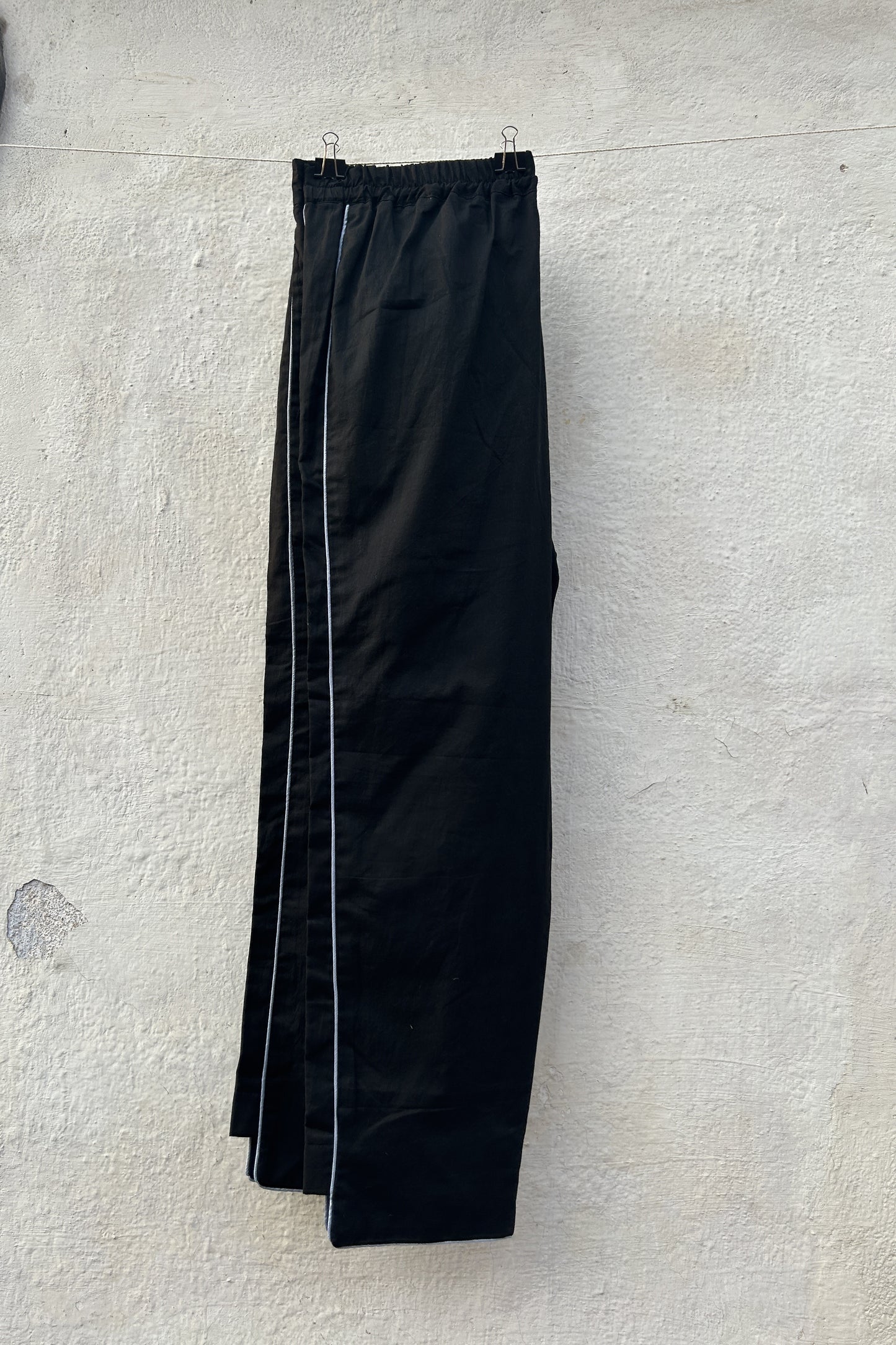 Black-Applique and Sujani Kurta Set with Kota Silk Dupatta-bihart