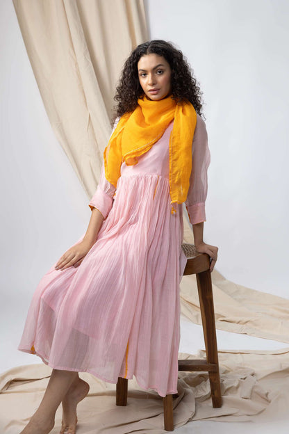 Anantha-Summer Chanderi Maxi Dress-bihart