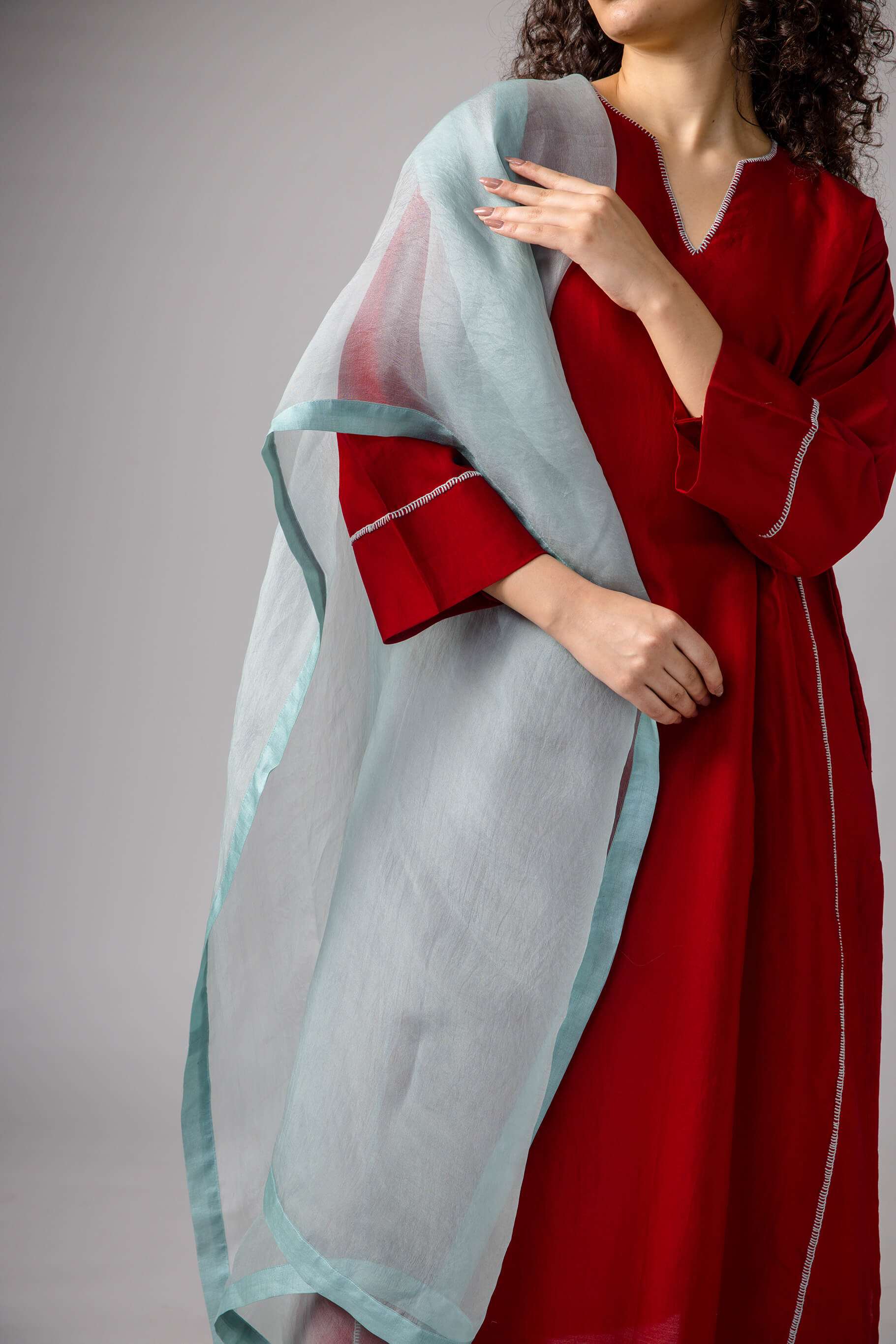Amazon.com: JVK ENTERPRISE Indian Pakistani Partywear Cotton Kurti set  kurta set for women Tunic top Black : Clothing, Shoes & Jewelry